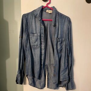 Cloth & Stone by Anthropologie Chambray denim shirt